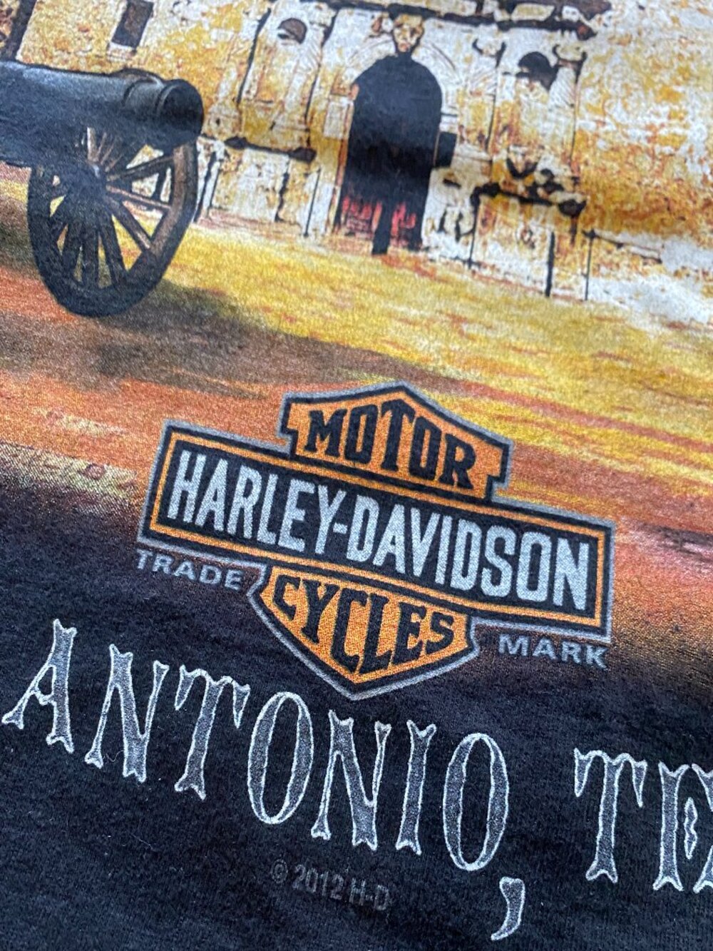 2017 HARLEY DAVIDSON POKER EAGLES ALAMO CITY TEXAS TSHIRT SIZE SMALL PREOWNED - Picture 7 of 10